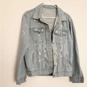 Stylish Distressed Denim Jacket for Women